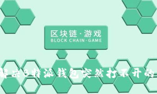 如何解决B特派钱包突然打不开的问题？